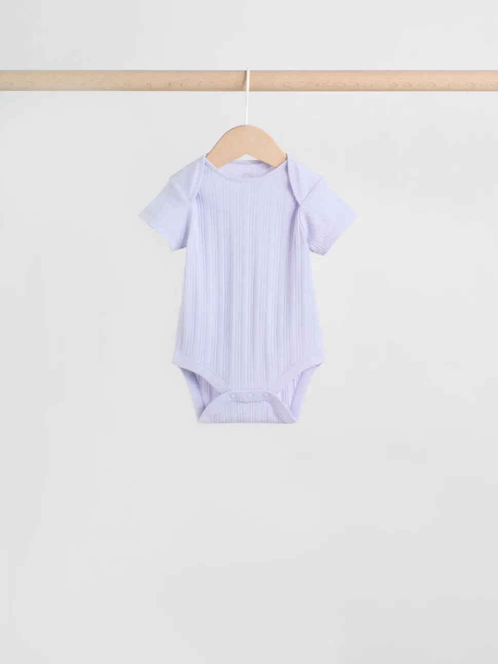 Multi Pastel 5 Pack Short Sleeve Baby Bodysuits