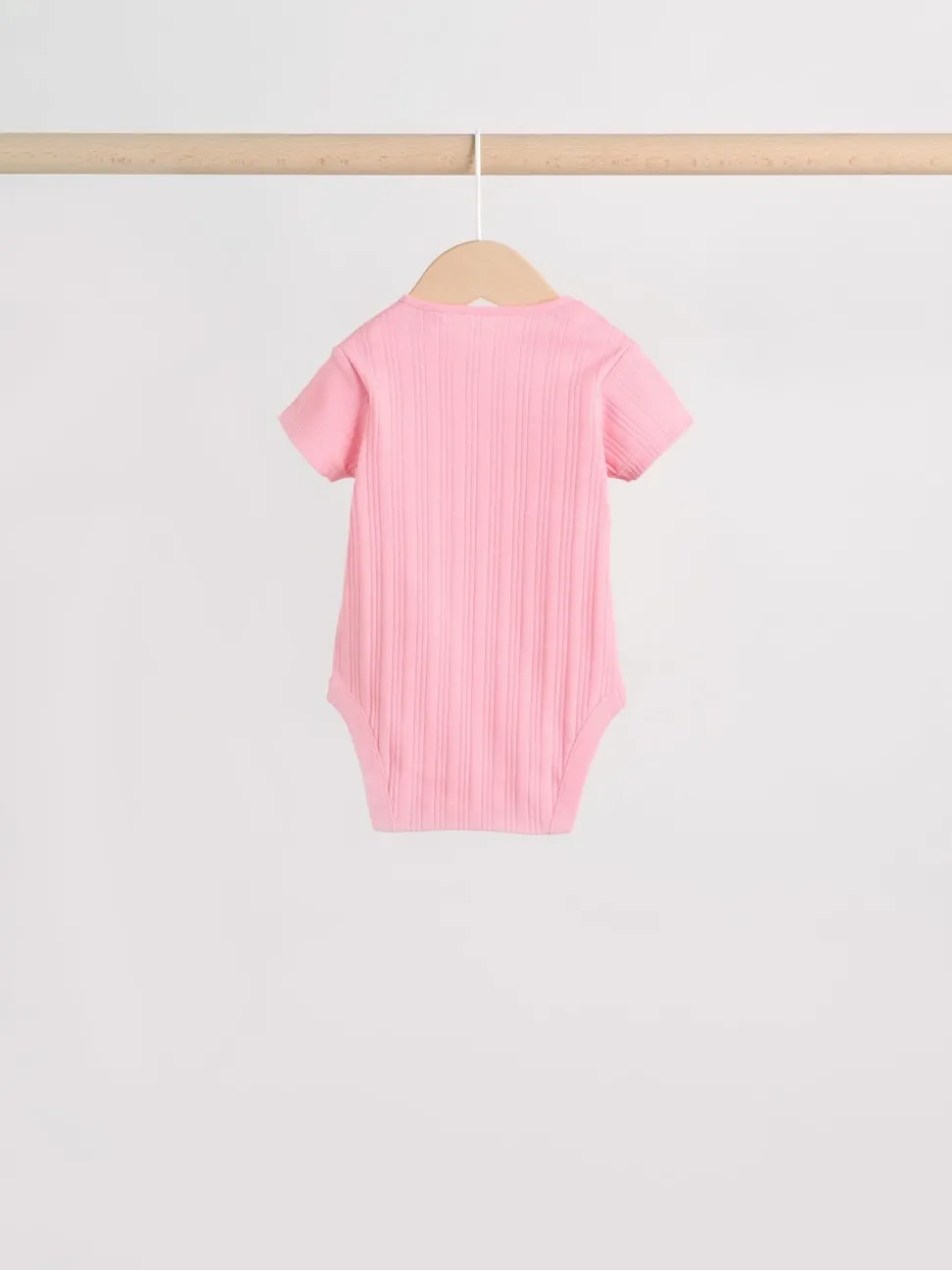 Multi Pastel 5 Pack Short Sleeve Baby Bodysuits