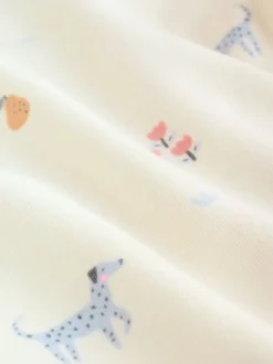 Multi Pastel Character 5 Pack Long Sleeve Baby Bodysuits