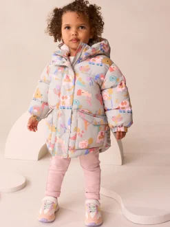Multi Shower Resistant Printed Padded Coat (3mths-7yrs)