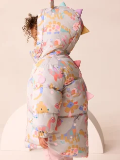 Multi Shower Resistant Printed Padded Coat (3mths-7yrs)