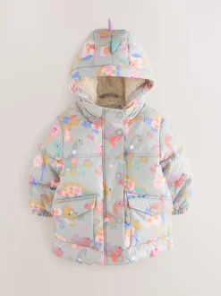Multi Shower Resistant Printed Padded Coat (3mths-7yrs)