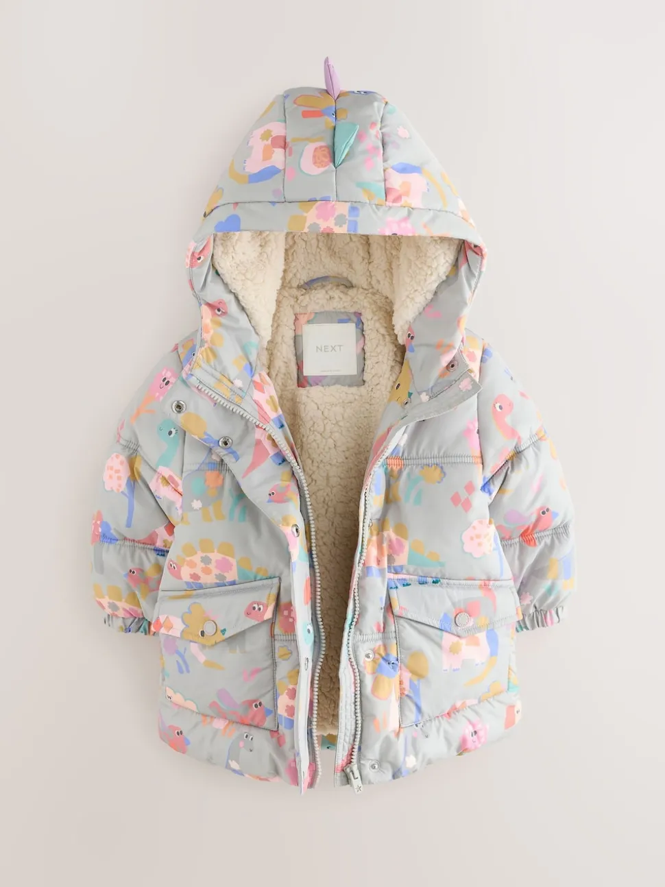 Multi Shower Resistant Printed Padded Coat (3mths-7yrs)