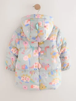 Multi Shower Resistant Printed Padded Coat (3mths-7yrs)