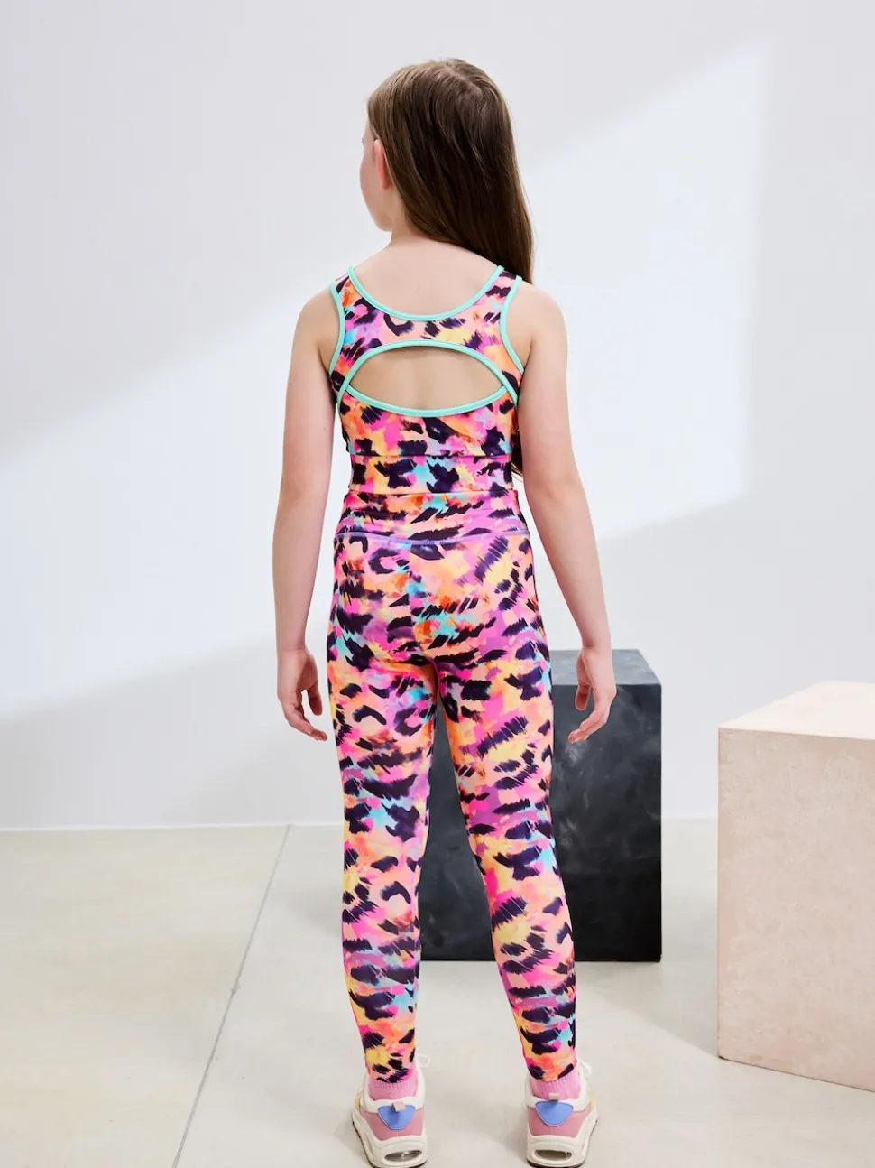 Multi Animal Sports Crop Top (5-16yrs)