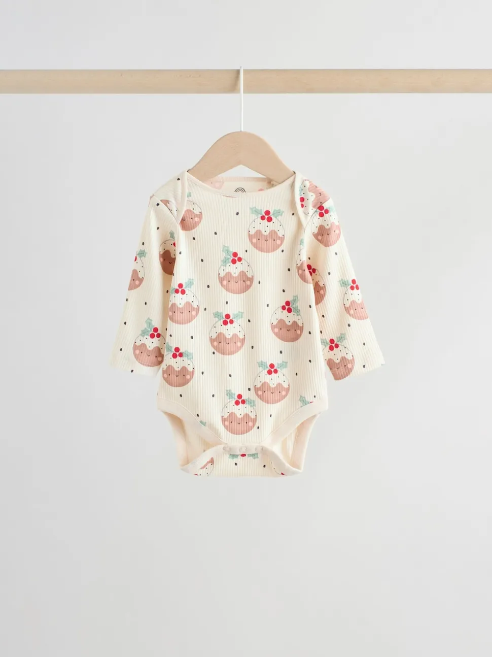 Multi Baby Christmas Bodysuits 3 Pack