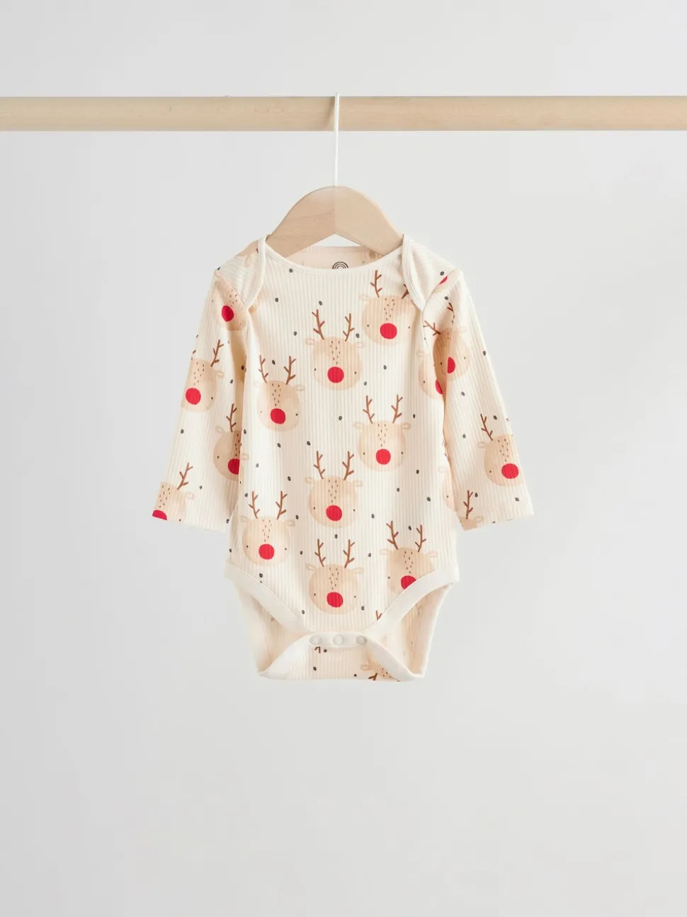 Multi Baby Christmas Bodysuits 3 Pack