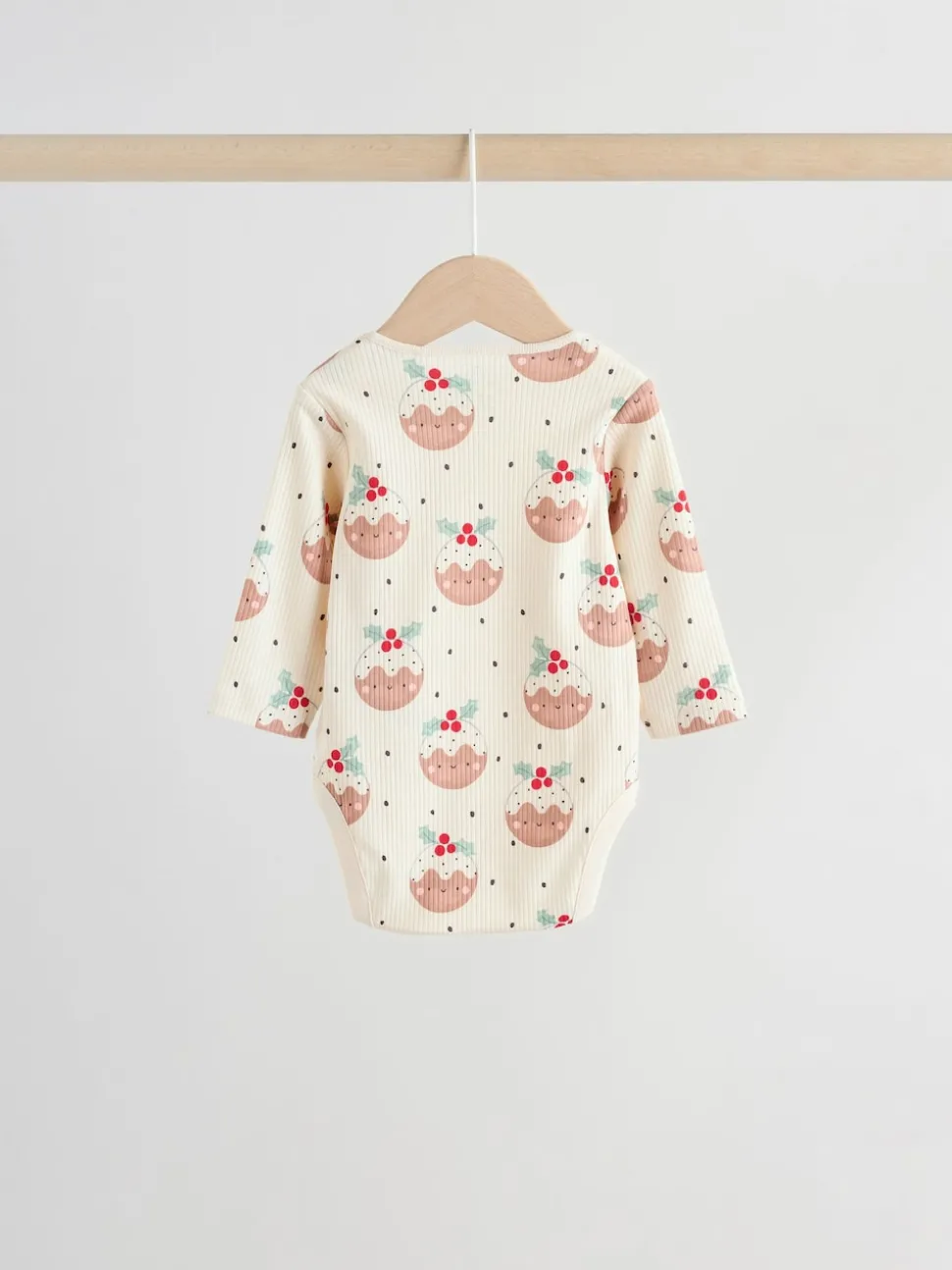 Multi Baby Christmas Bodysuits 3 Pack