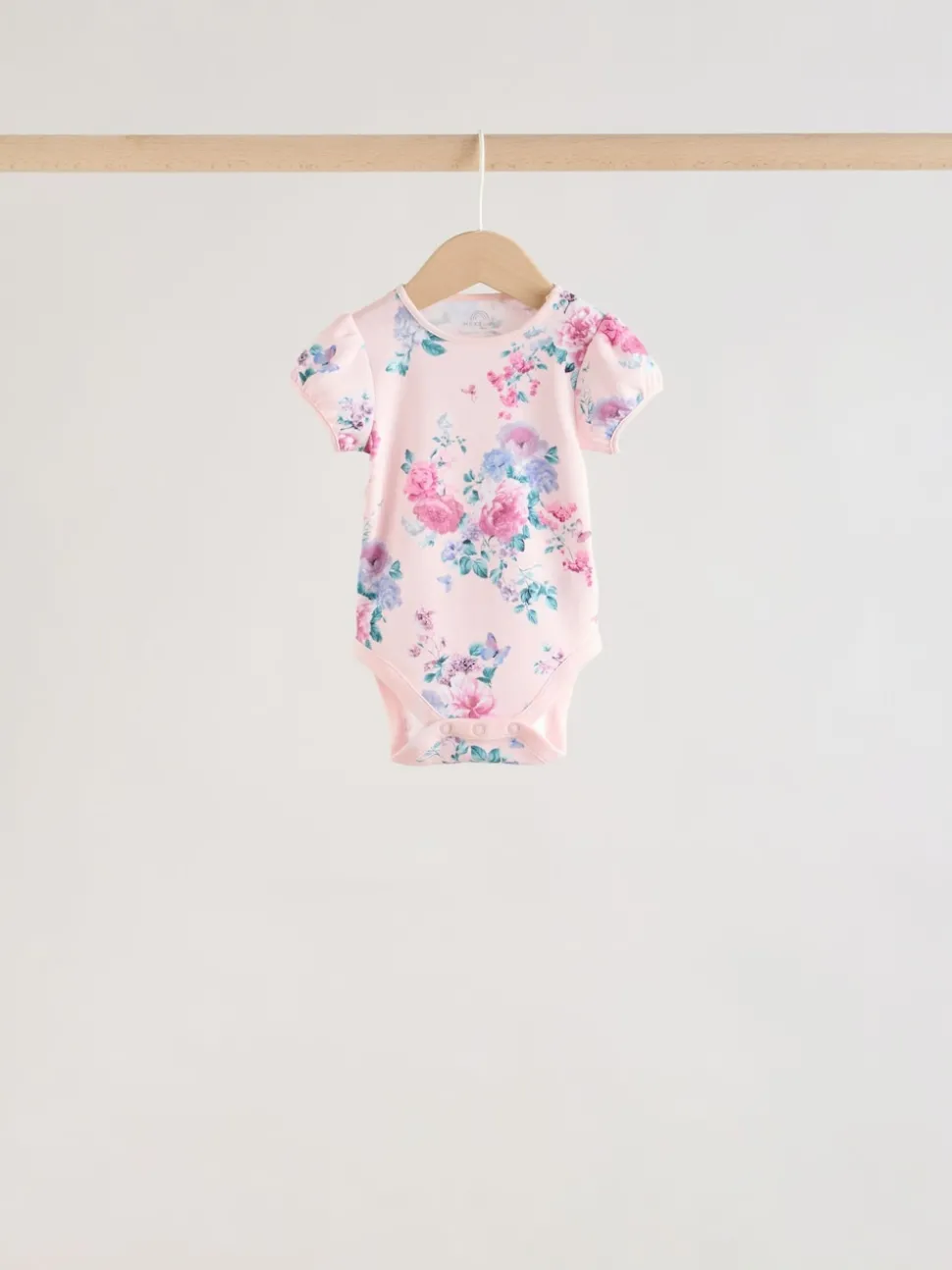 Multi Baby Short Sleeve Bodysuits 5 Pack