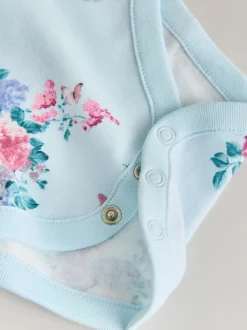 Multi Baby Short Sleeve Bodysuits 5 Pack