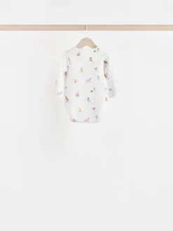 Multi 7 Pack Long Sleeve Baby Bodysuits