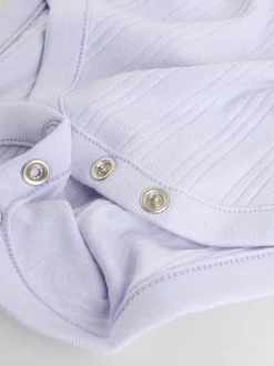 Multi 5 Pack Long Sleeve Baby Bodysuits