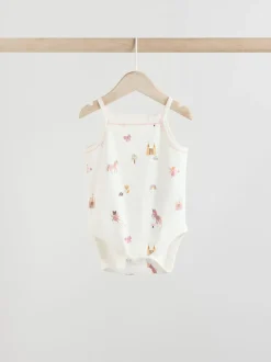 Multi 5 Pack Vest Baby Bodysuits