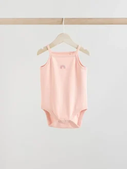 Multi 5 Pack Vest Baby Bodysuits