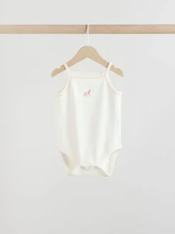 Multi 5 Pack Vest Baby Bodysuits