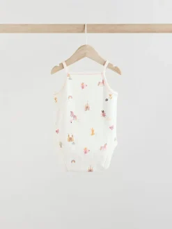 Multi 5 Pack Vest Baby Bodysuits
