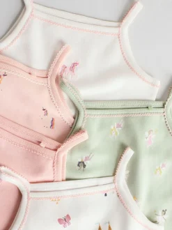 Multi 5 Pack Vest Baby Bodysuits