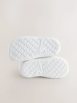 Multi Pastel Barefoot Leather Touch Fastening Trainers