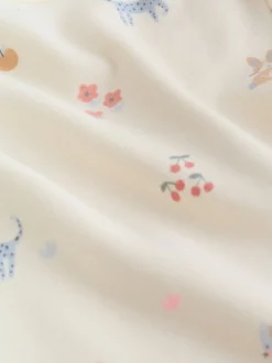 Multi Pastel Character 7 Pack Short Sleeve Baby Bodysuits