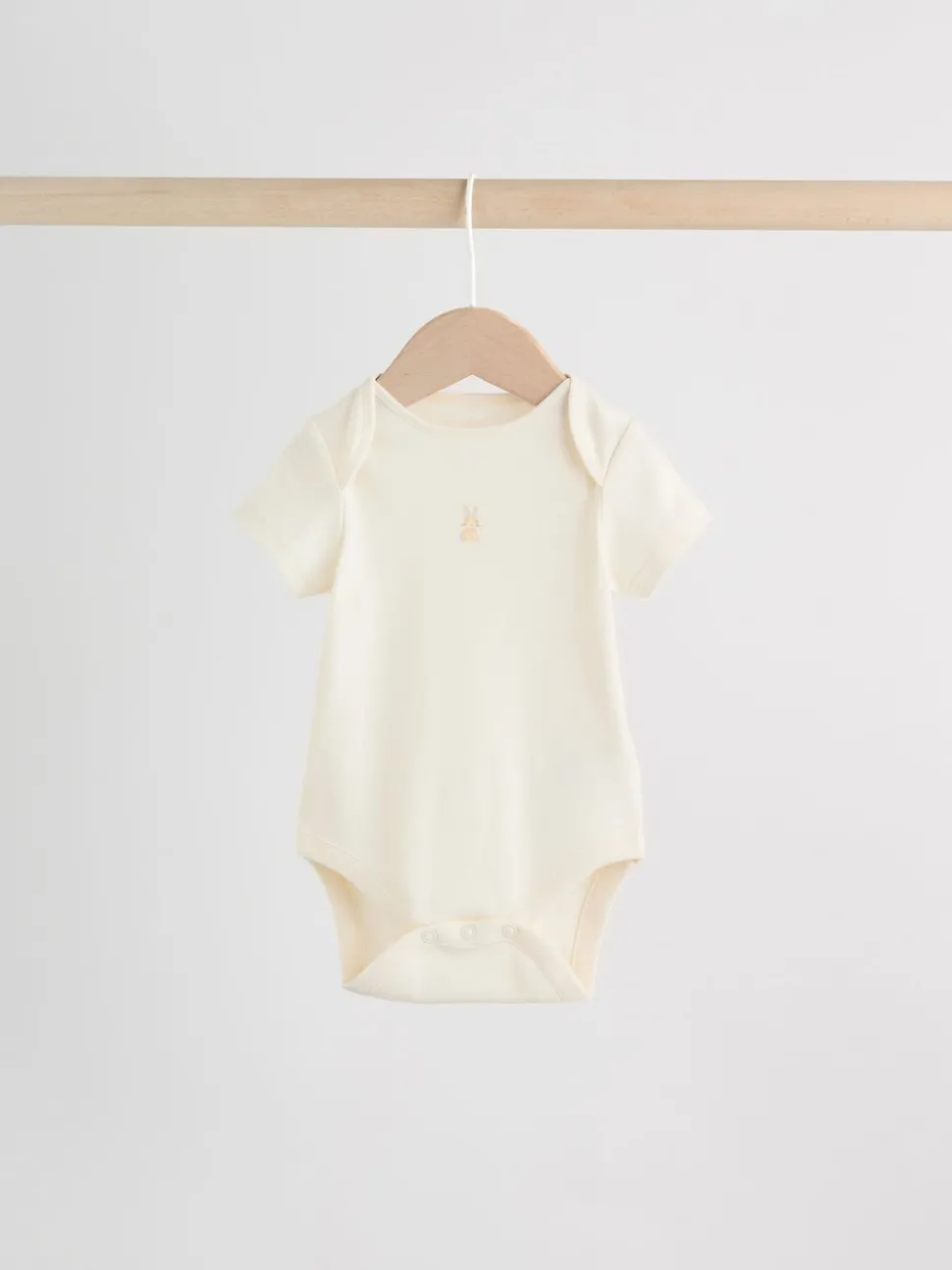Multi Pastel Character 7 Pack Short Sleeve Baby Bodysuits
