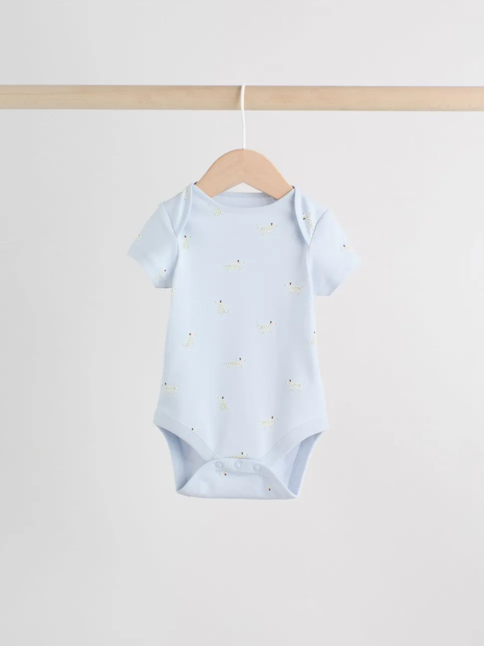 Multi Pastel Character 7 Pack Short Sleeve Baby Bodysuits