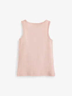 Multi Pastel 100% Cotton Vests 5 Pack (1.5-16yrs)