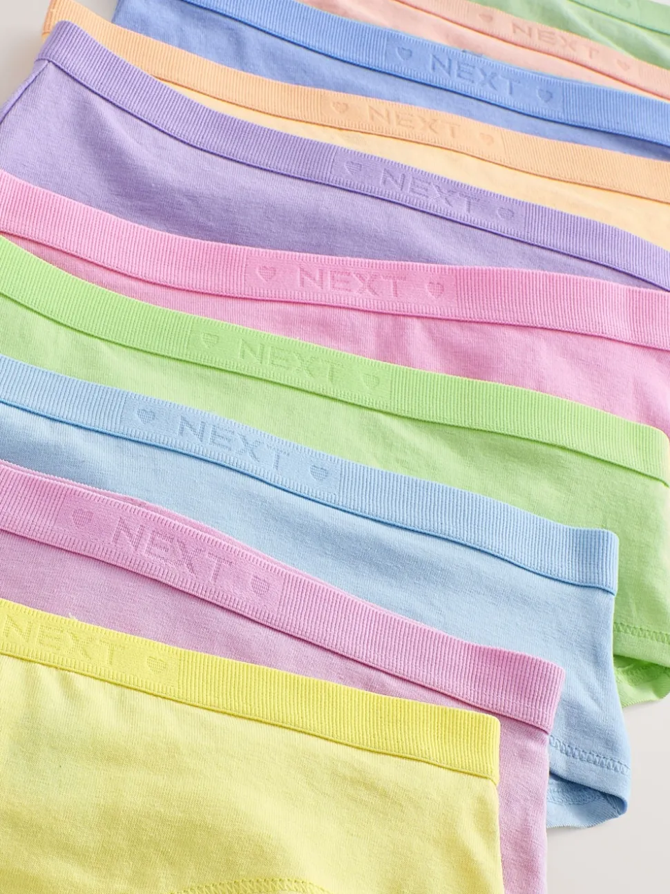 Multi Pastel Hipster Briefs 10 Pack (2-16yrs)