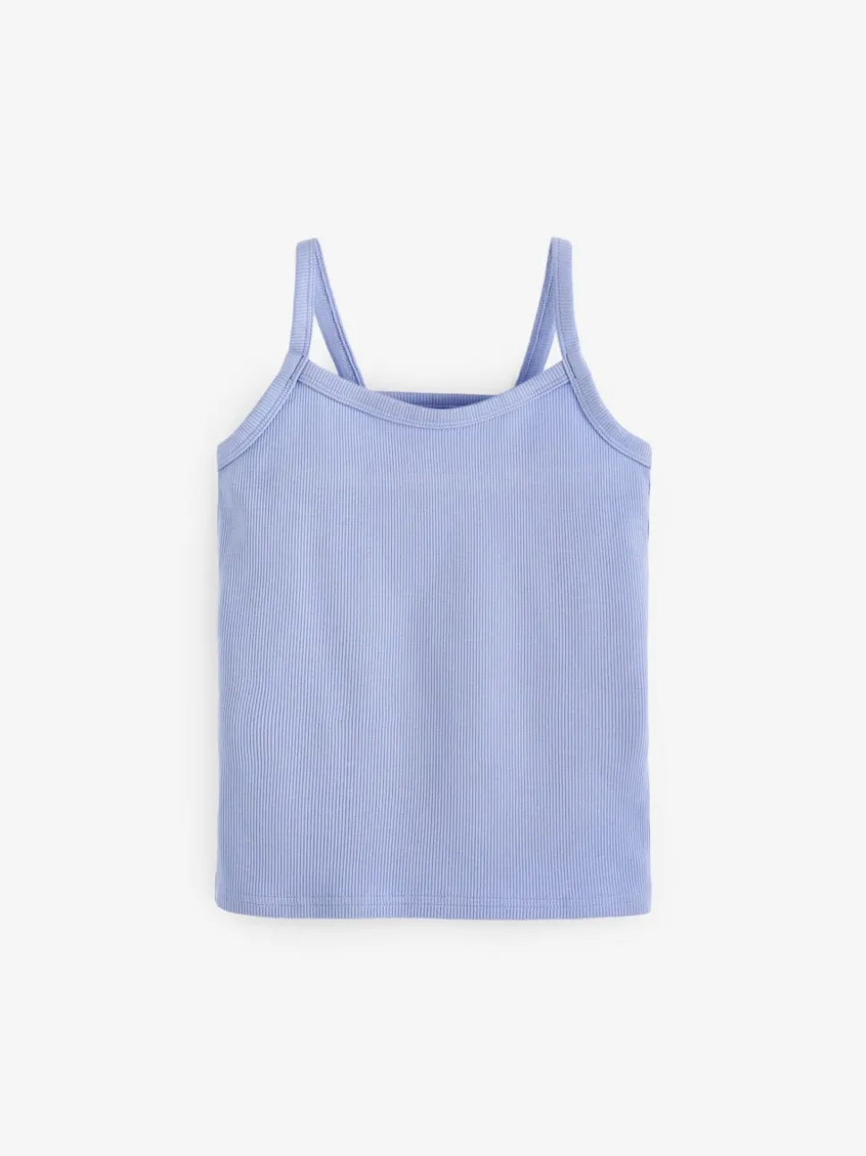Multi Pastel Rib Cami Vest 5 Pack (2-16yrs)