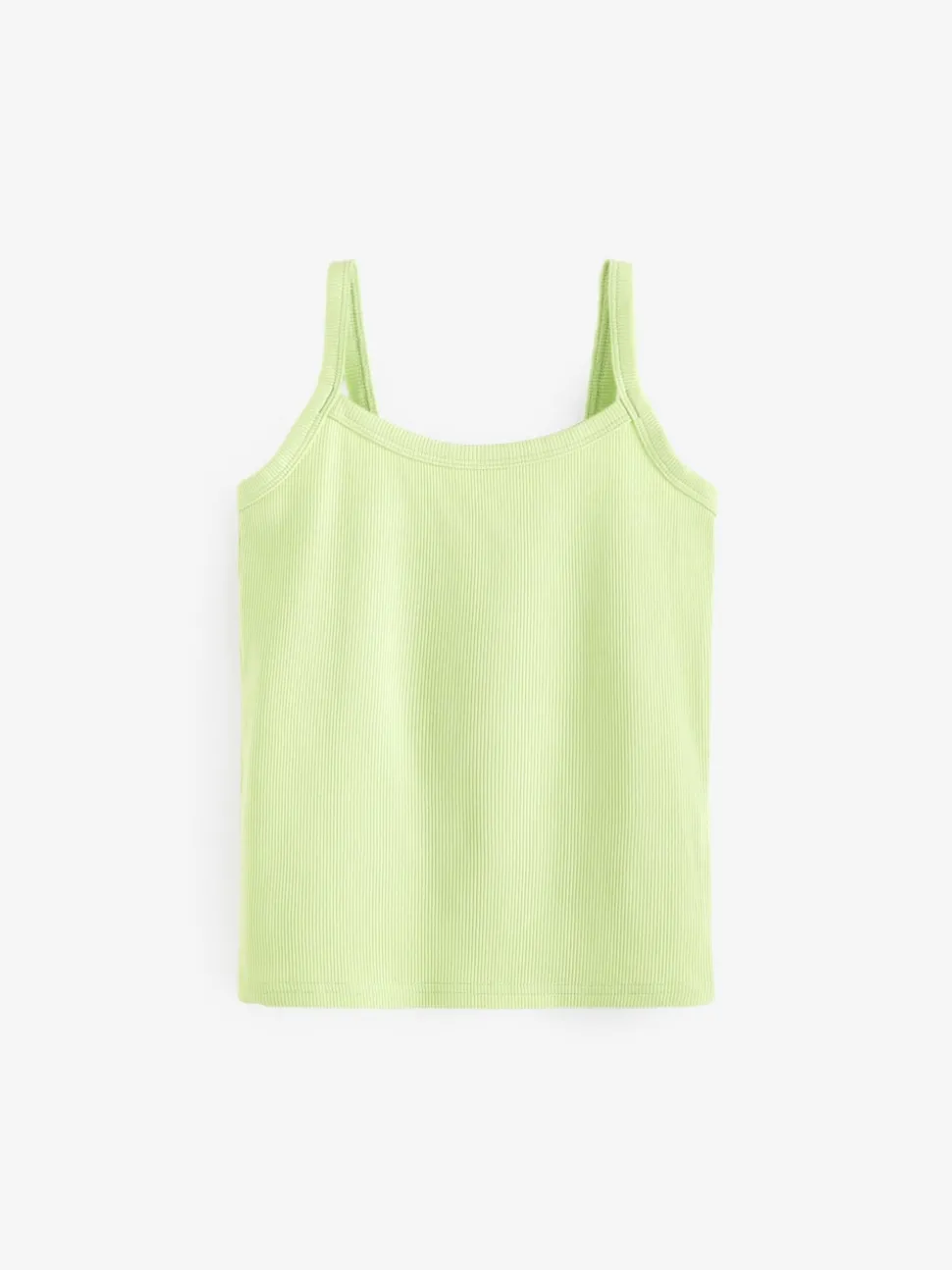 Multi Pastel Rib Cami Vest 5 Pack (2-16yrs)