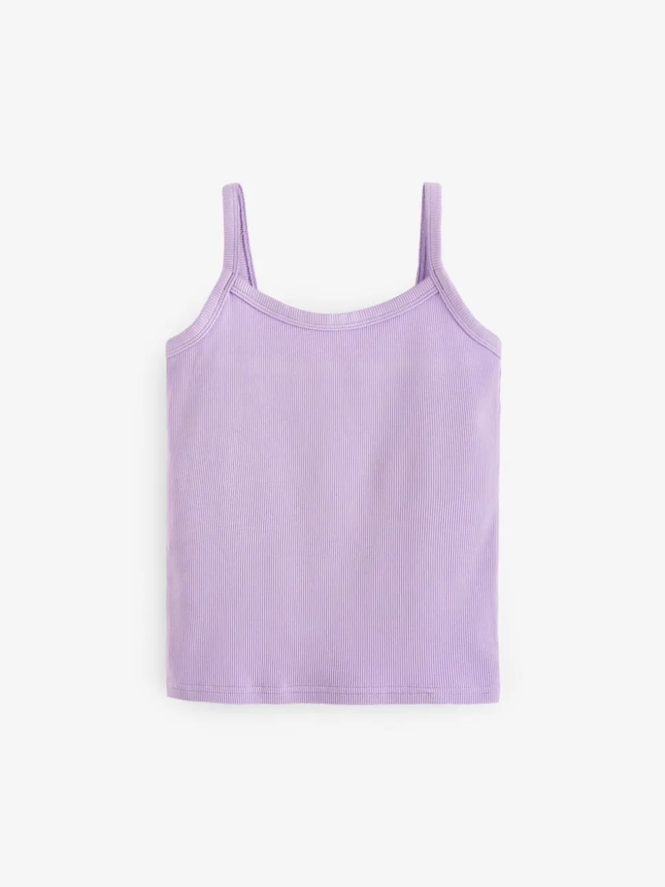 Multi Pastel Rib Cami Vest 5 Pack (2-16yrs)