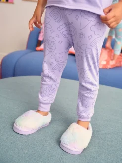 Multi Rainbow Shoot Slippers