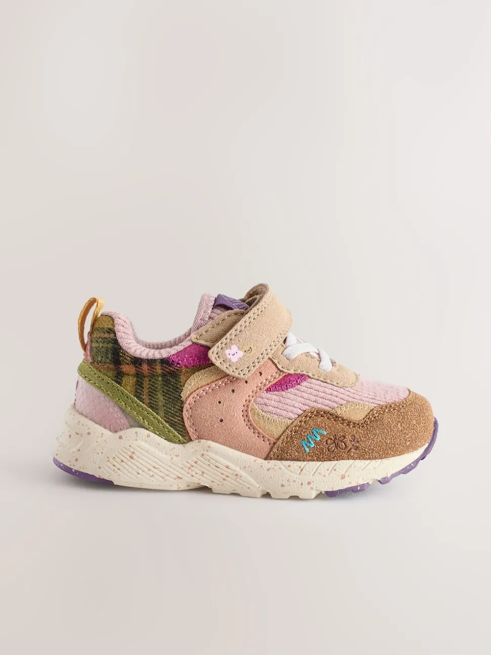 Multi Wide Fit (G) Elastic Lace Touch Fasten Trainers