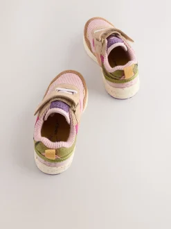 Multi Wide Fit (G) Elastic Lace Touch Fasten Trainers