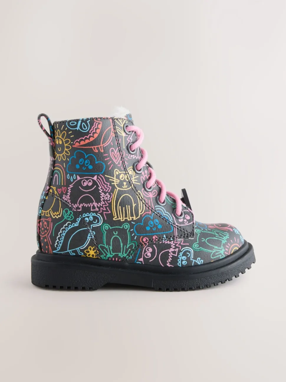 Multi Wide Fit (G) Lace-Up Ankle Boots