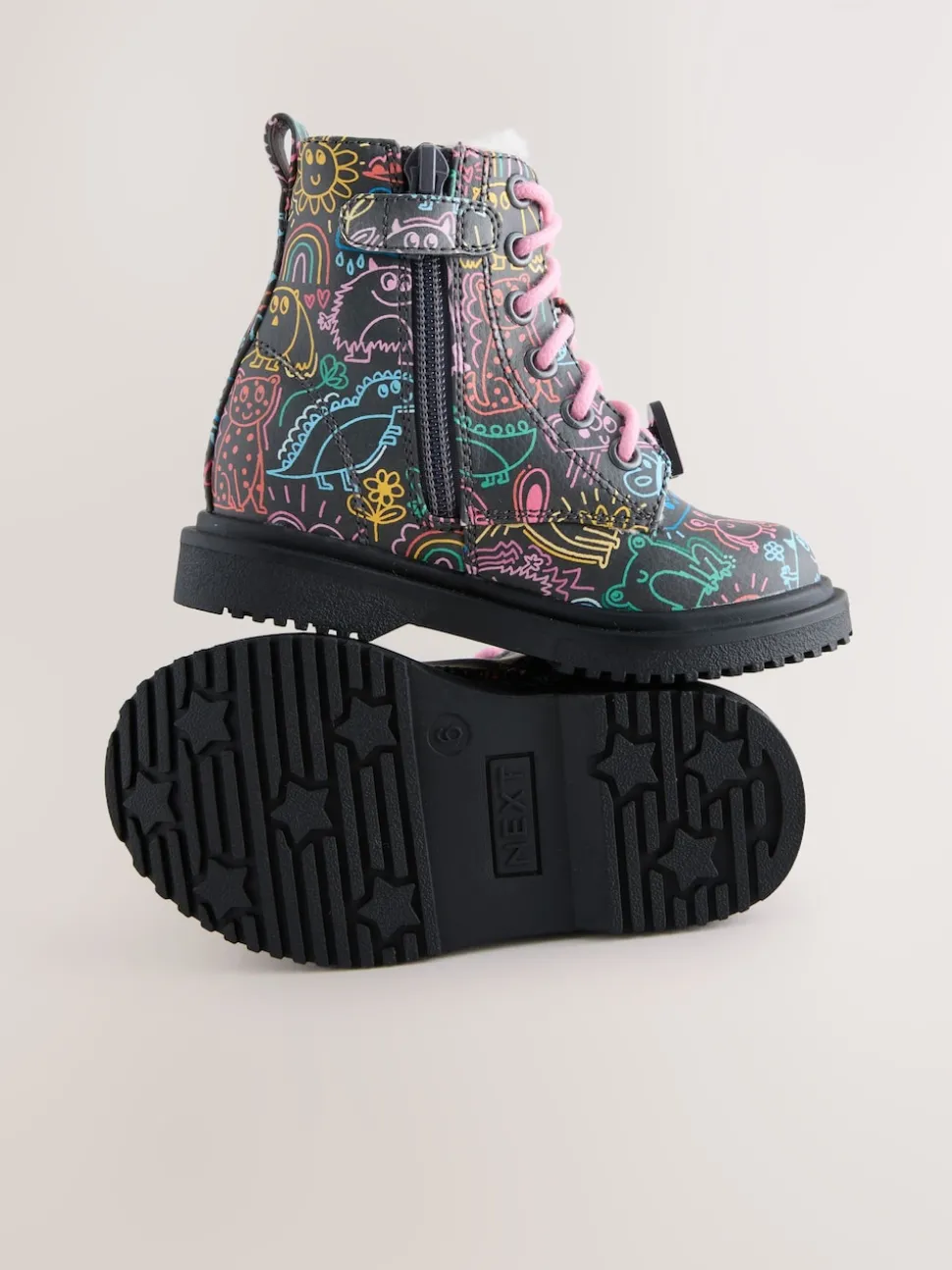 Multi Wide Fit (G) Lace-Up Ankle Boots
