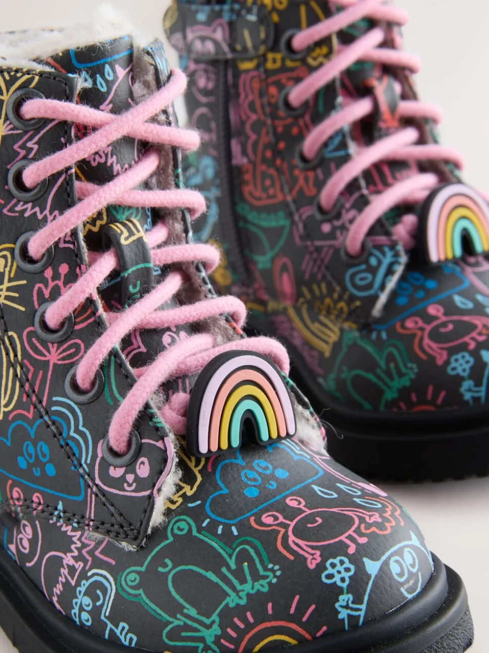 Multi Wide Fit (G) Lace-Up Ankle Boots