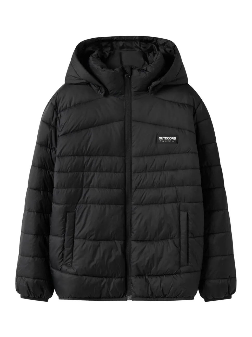 Name It Black Hooded Puffer Jacket