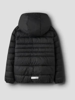 Name It Black Hooded Puffer Jacket