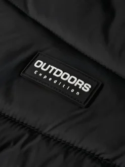 Name It Black Hooded Puffer Jacket