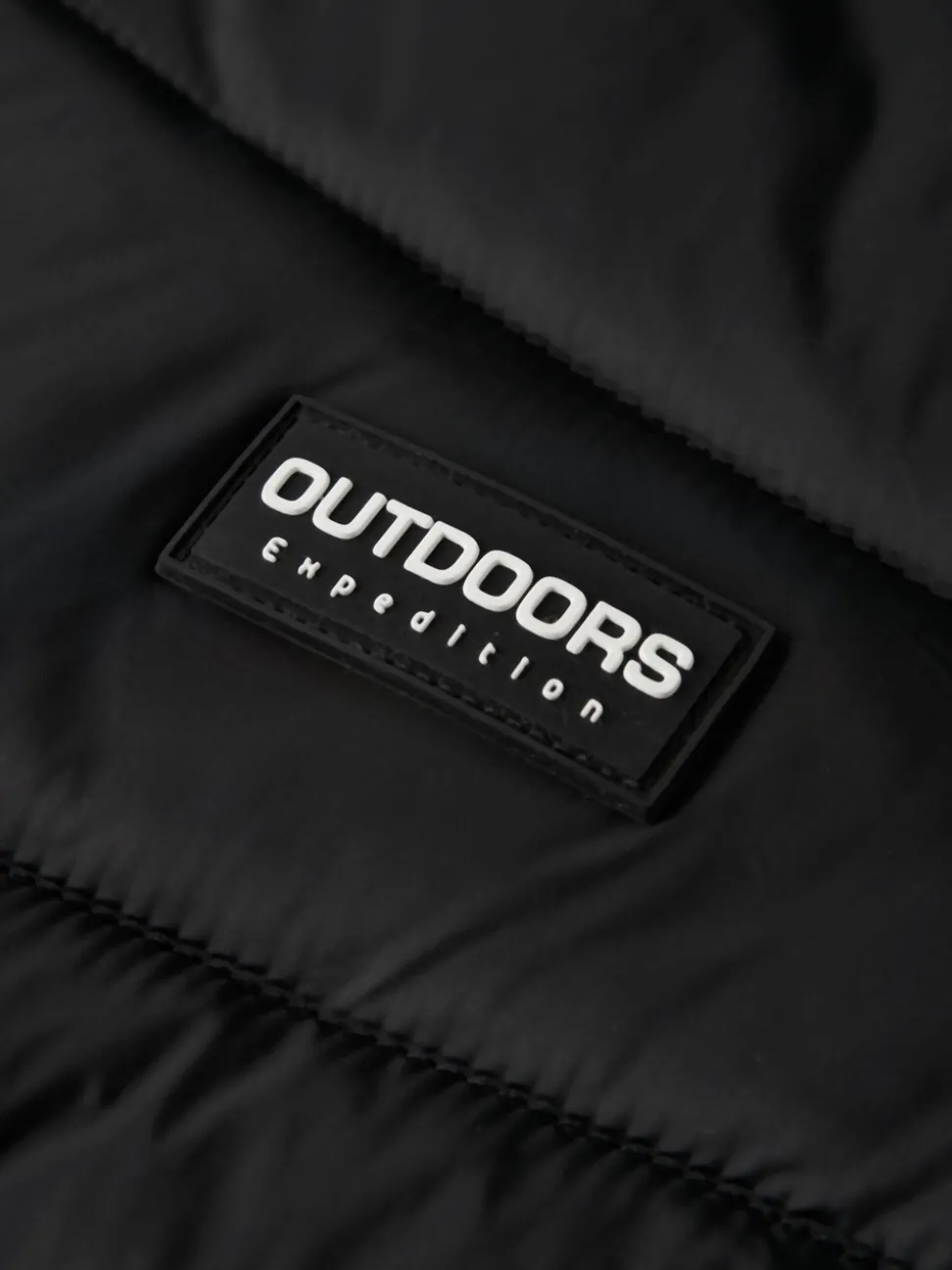 Name It Black Hooded Puffer Jacket