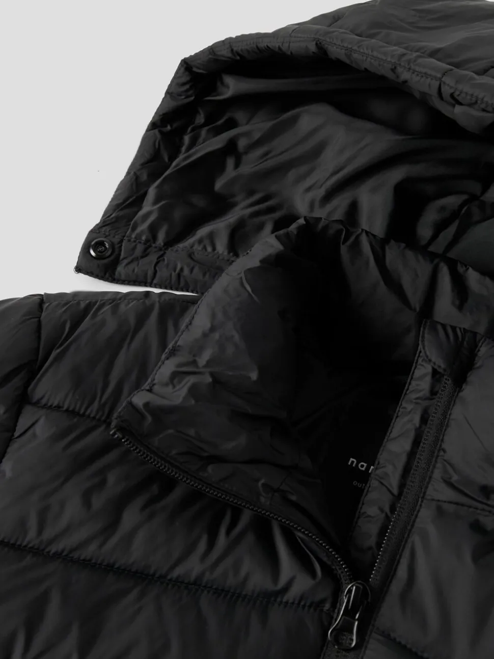 Name It Black Hooded Puffer Jacket
