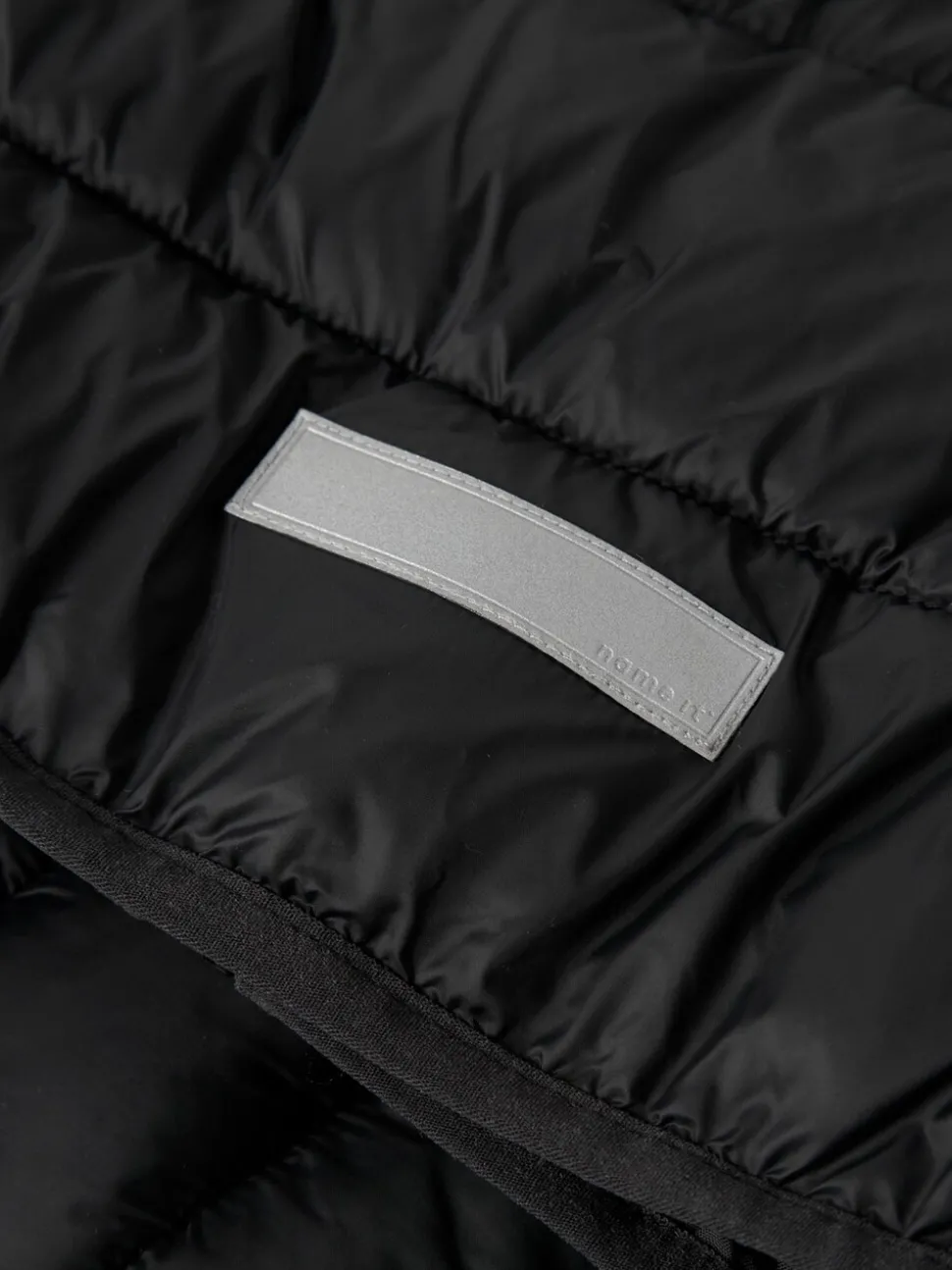 Name It Black Hooded Puffer Jacket