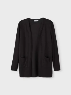 Name It Black Open Knit Cardigan