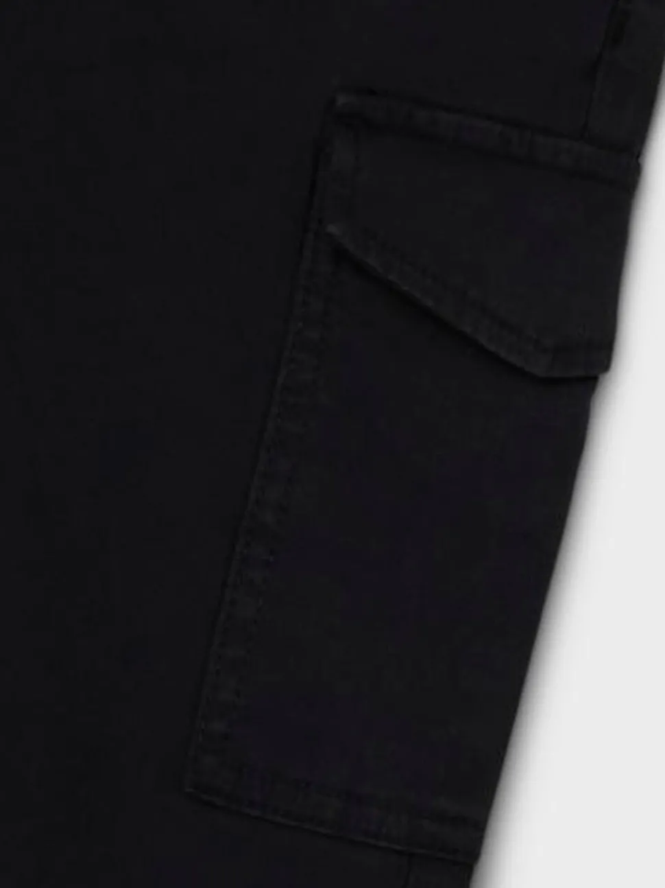 Name It Black Wide Leg Cargo Trousers