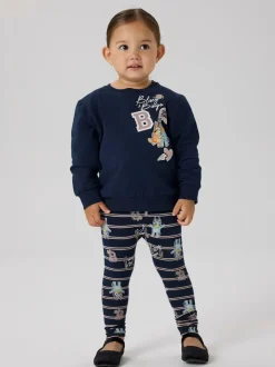 Name It Blue Bluey Printed Leggings