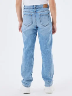 Name It Blue High Waist Straight Leg Jeans