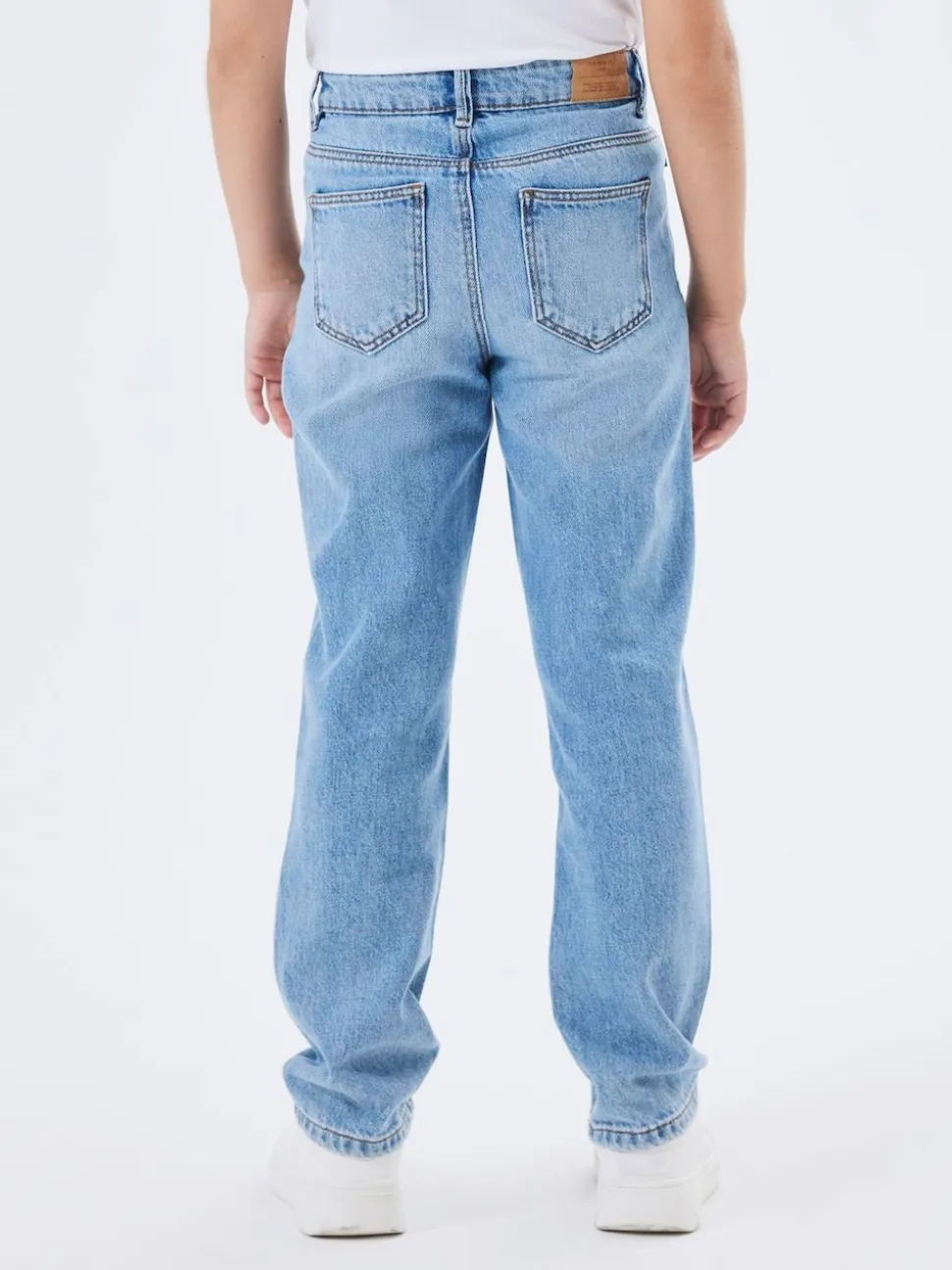 Name It Blue High Waist Straight Leg Jeans