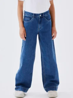 Name It Blue High Waist Wide Leg Jeans
