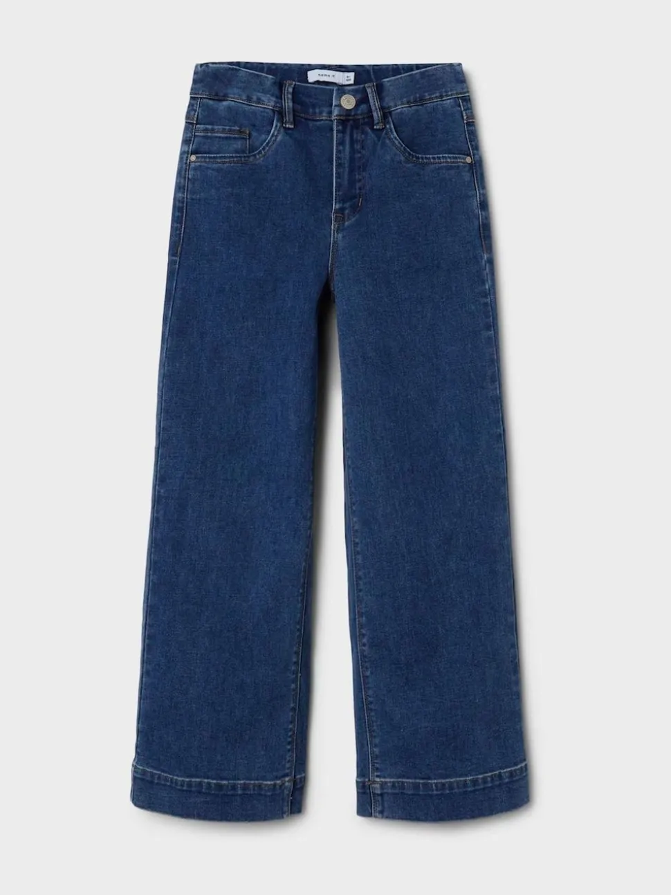 Name It Blue High Waist Wide Leg Jeans