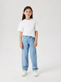 Name It Blue Rhinestone Straight Leg Jeans